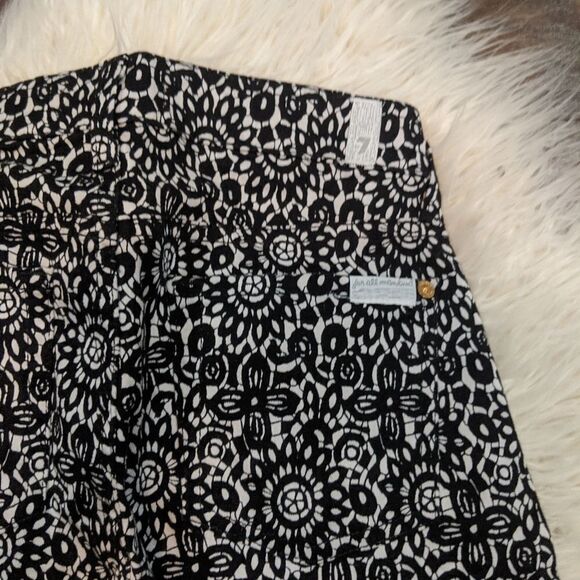 NWT 7 for All Mankind black and white Skinny Jeans 👖 23 - Picture 5 of 8